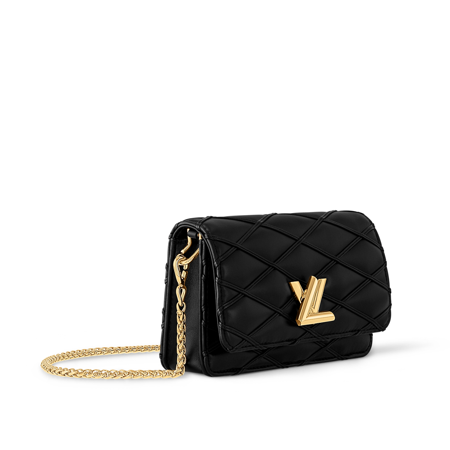  Túi Nữ Louis Vuitton GO-14 Wallet On Chain Bag 'Black' 
