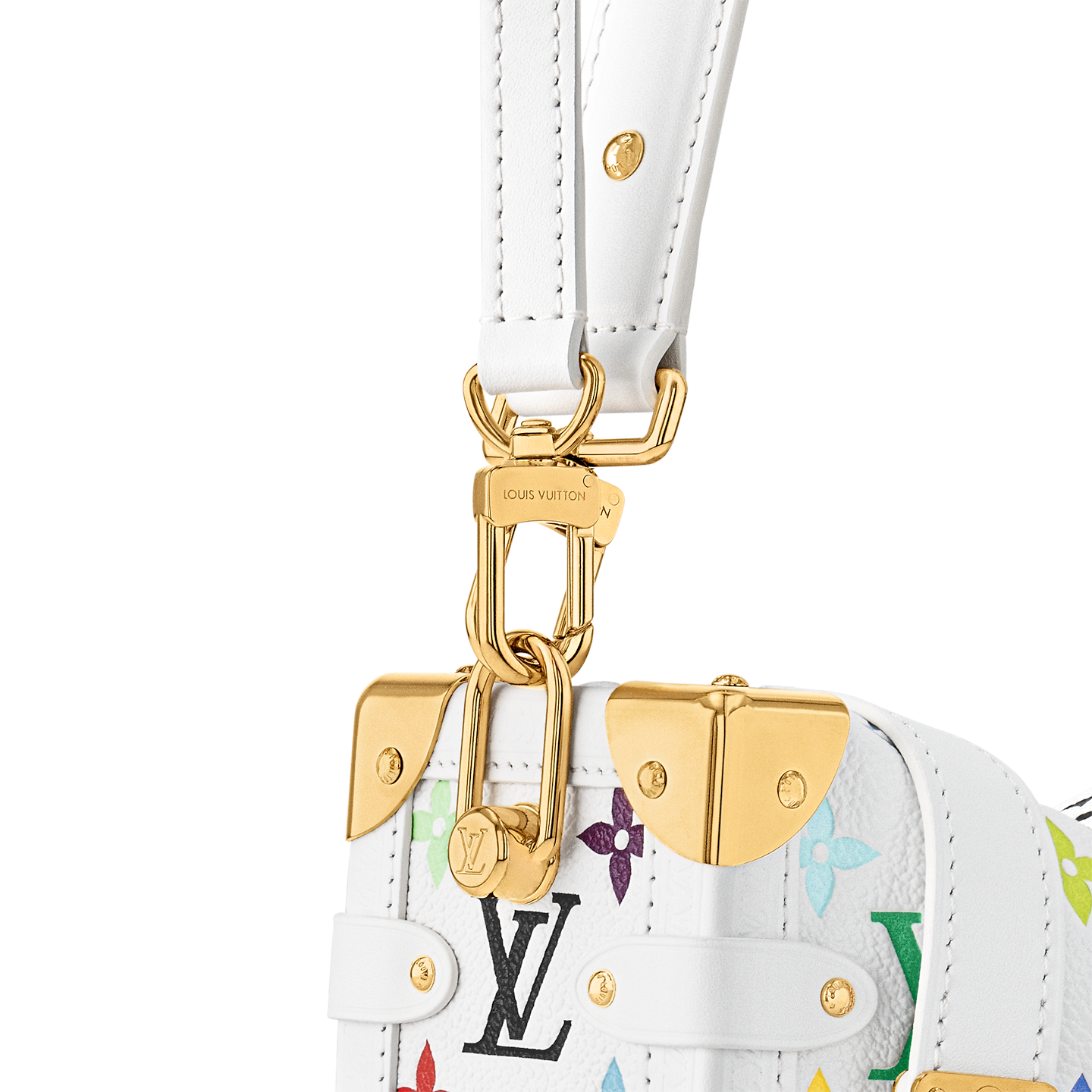  Túi Nữ Louis Vuitton LV x TM Side Trunk MM Bag 'White' 