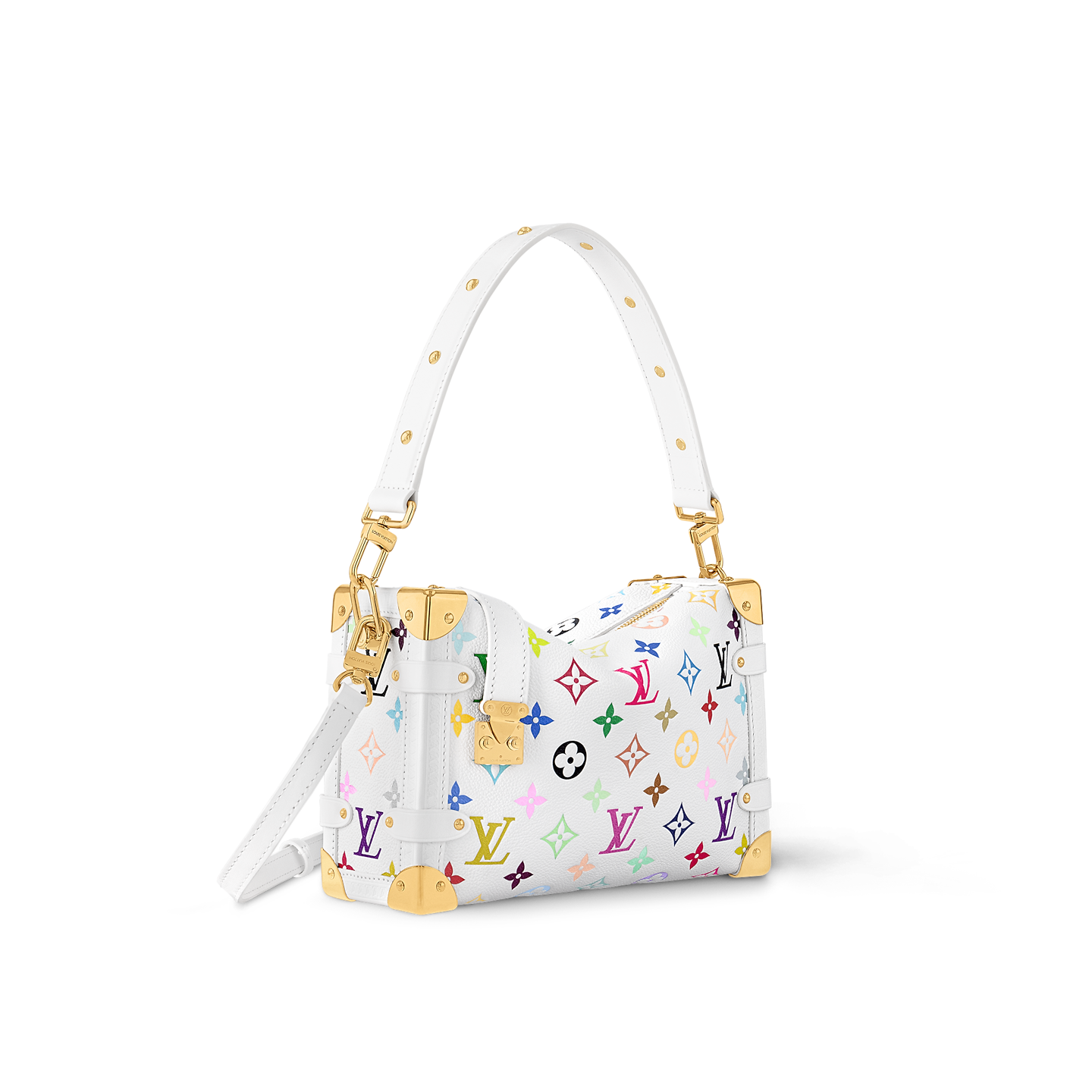 Túi Nữ Louis Vuitton LV x TM Side Trunk MM Bag 'White' 
