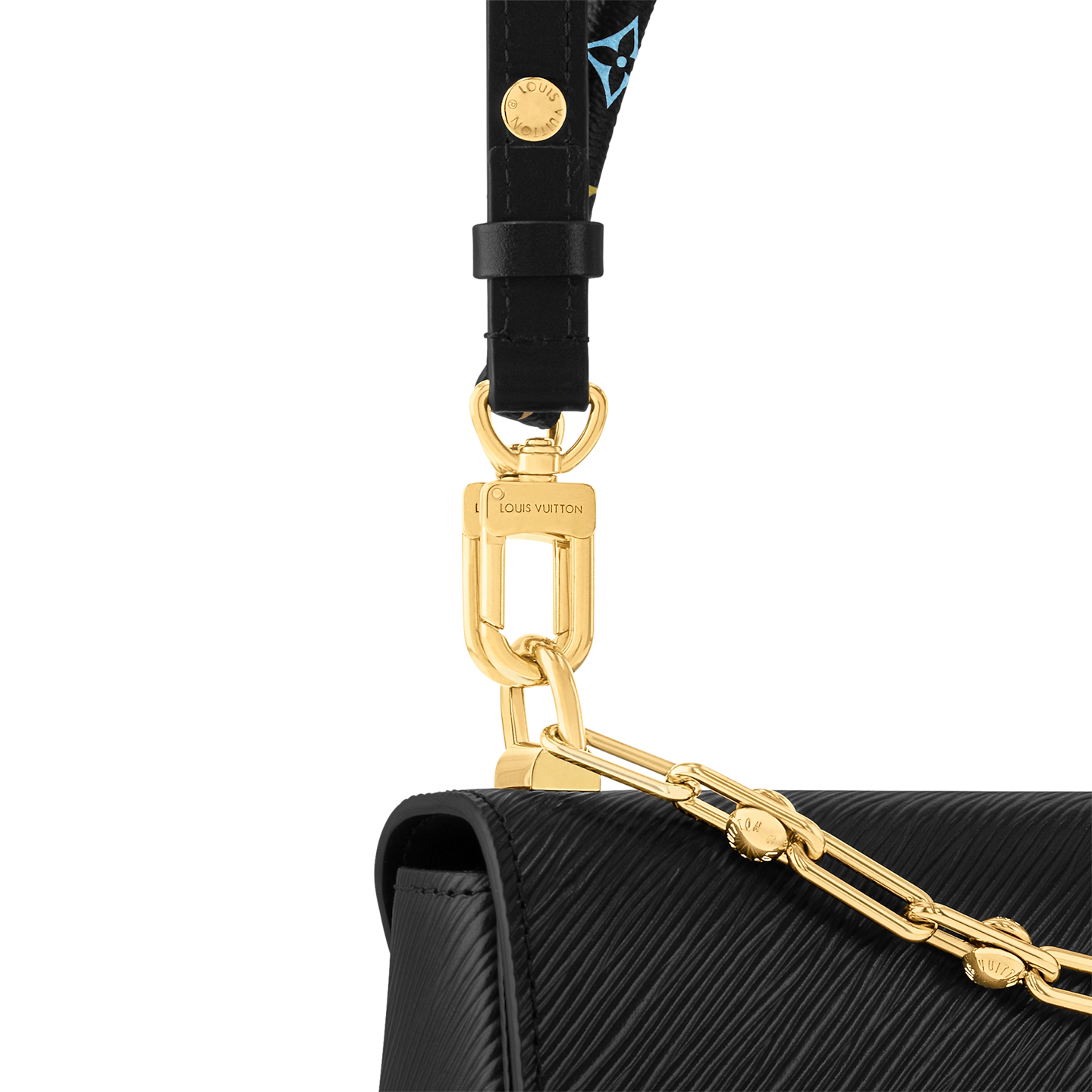  Túi Nữ Louis Vuitton LV x TM Twist MM Slim Bag 'Black' 
