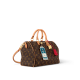  Túi Nữ Louis Vuitton Speedy Soft 30 Crafty Bag 'Brown' 