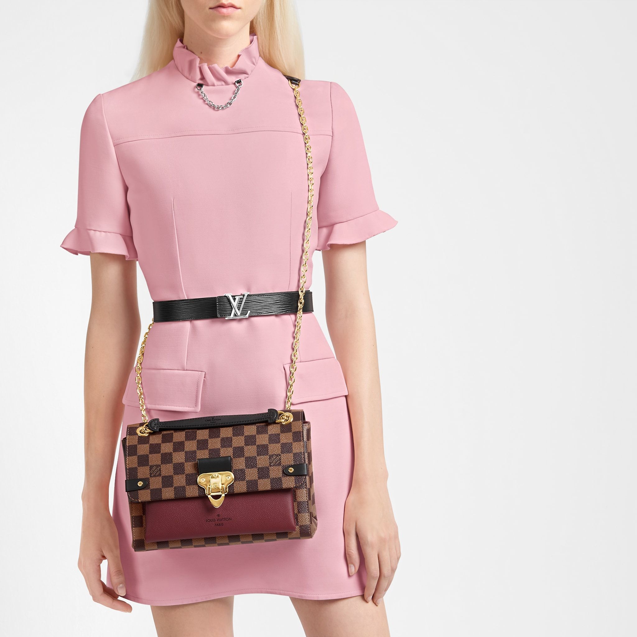 Túi Nữ Louis Vuitton Vavin PM Bag 'Black Bordeaux Red' N40109 – LUXITY