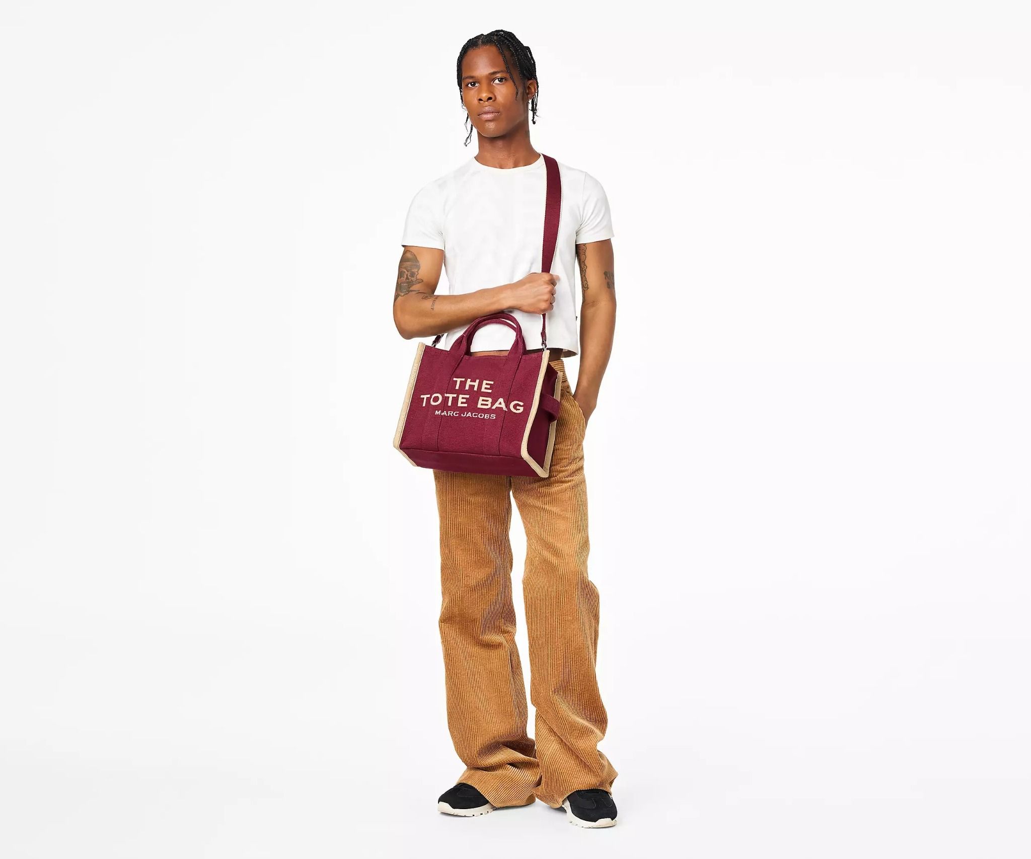  Túi Nữ Marc Jacobs Jacquard Medium Tote Bag 'Merlot' 