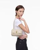  Túi Nữ Marc Jacobs Quilted Dual Mini 'White' 