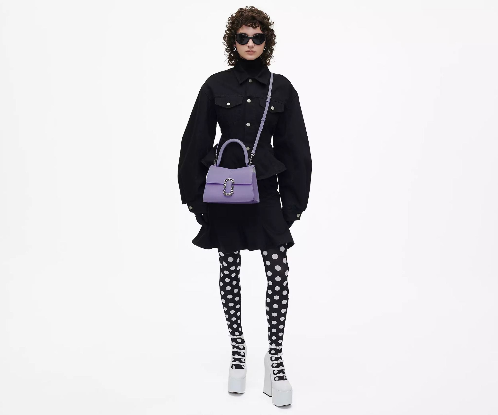  Túi Nữ Marc Jacobs St. Marc Top Handle 'Lavender' 