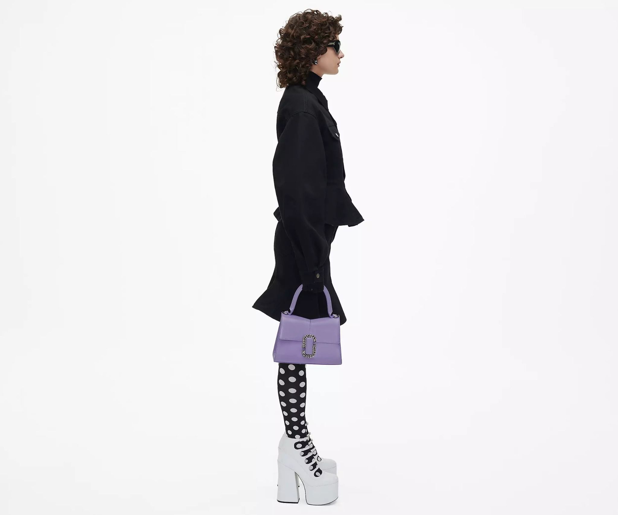  Túi Nữ Marc Jacobs St. Marc Top Handle 'Lavender' 