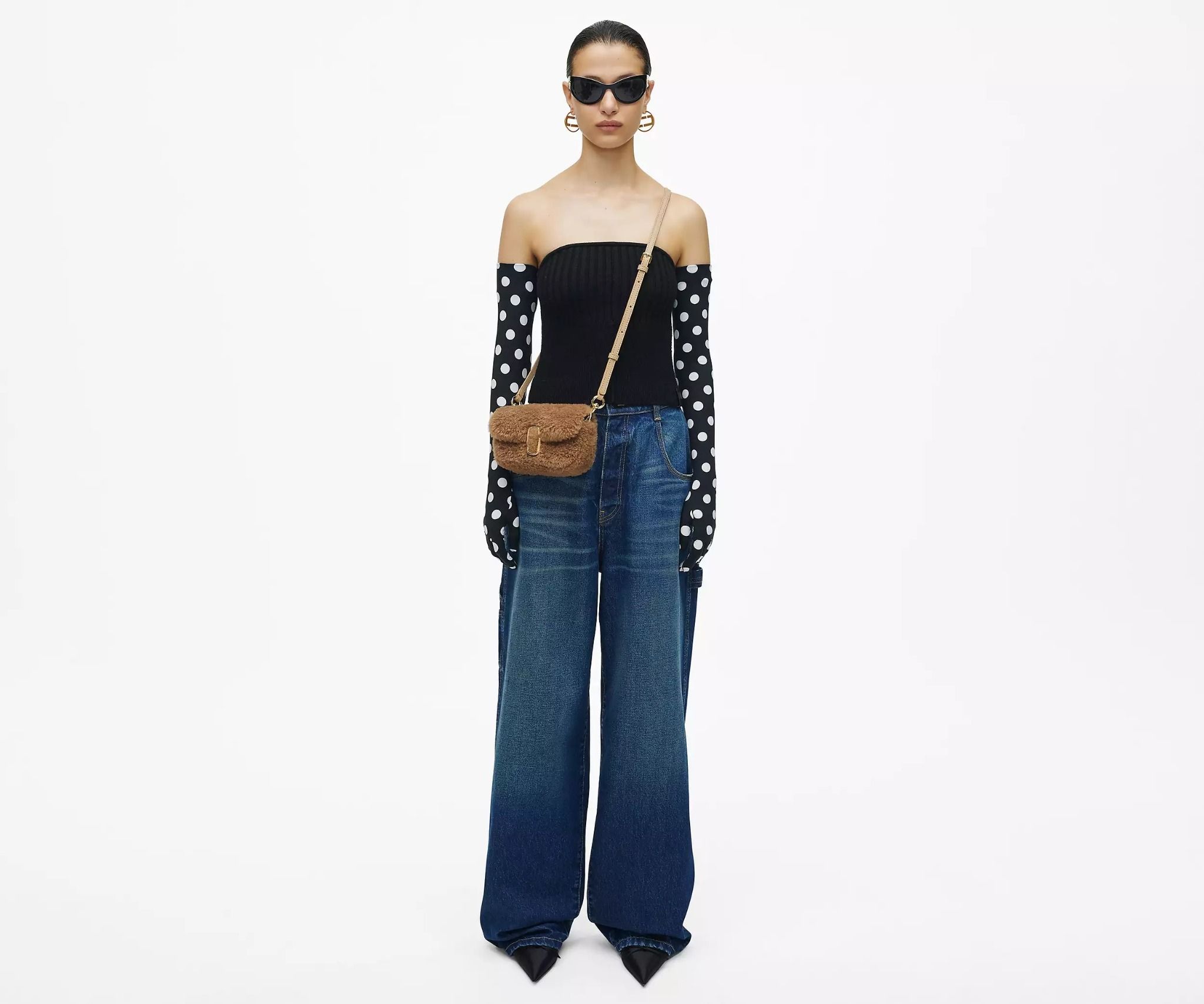  Túi Nữ Marc Jacobs Teddy J Marc Mini Bag 'Camel' 