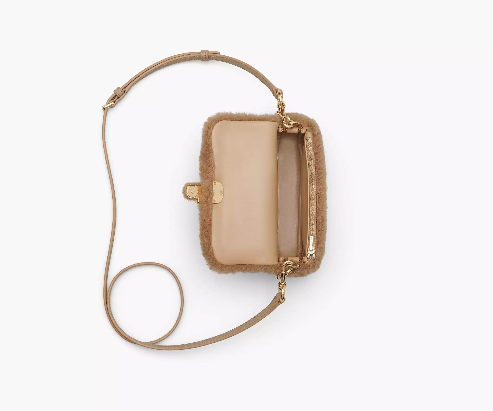  Túi Nữ Marc Jacobs Teddy J Marc Mini Bag 'Camel' 