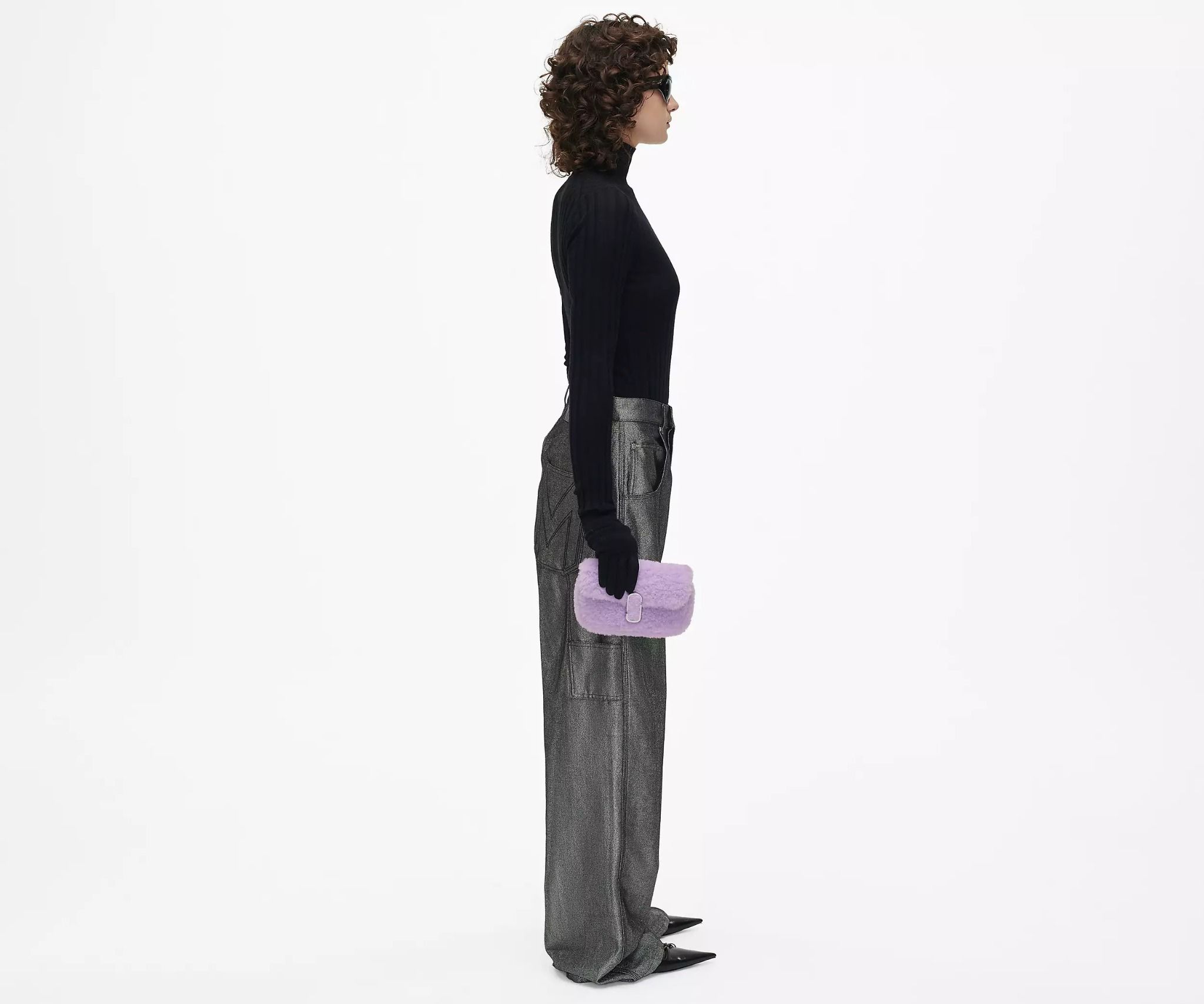  Túi Nữ Marc Jacobs Teddy J Marc Mini Bag 'Lilac' 
