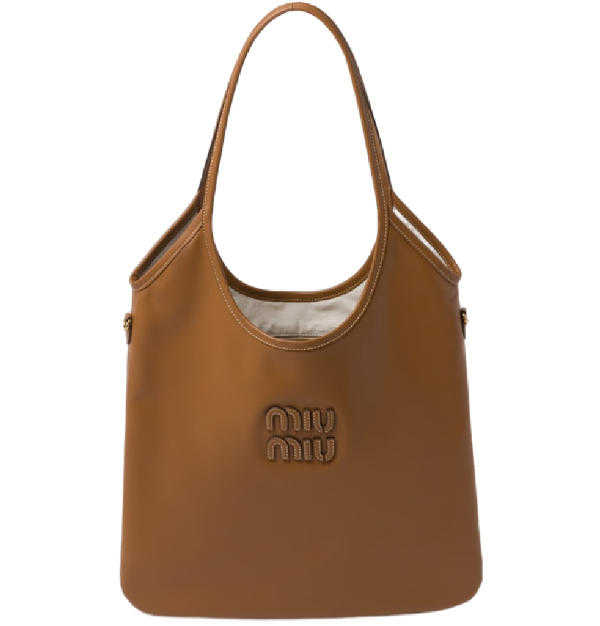 Túi Nữ Miu Miu IVY Leather Bag 'Cognac' 5BG231-2CRW-F0046-V