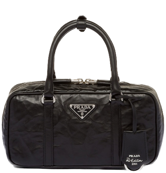  Túi Nữ Prada Small Antique Bag 'Black' 