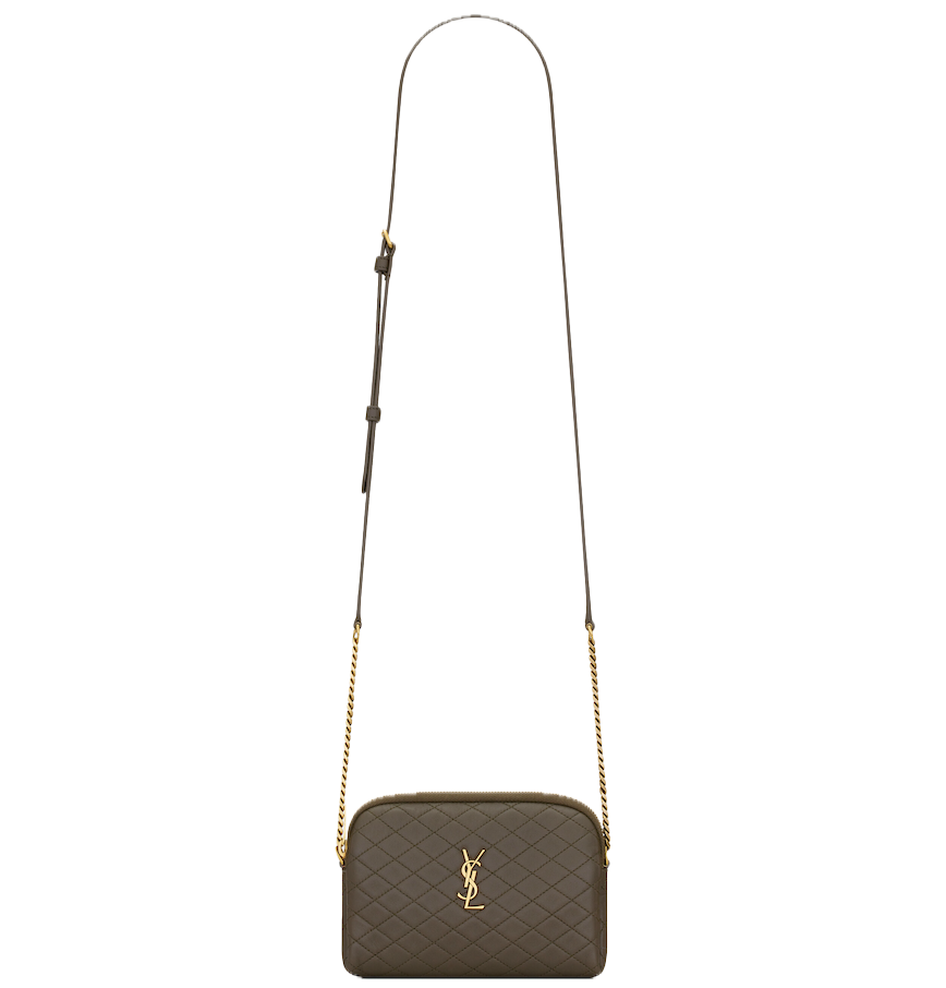  Túi Nữ Saint Laurent Gaby Zippered Pouch 'Musk' 