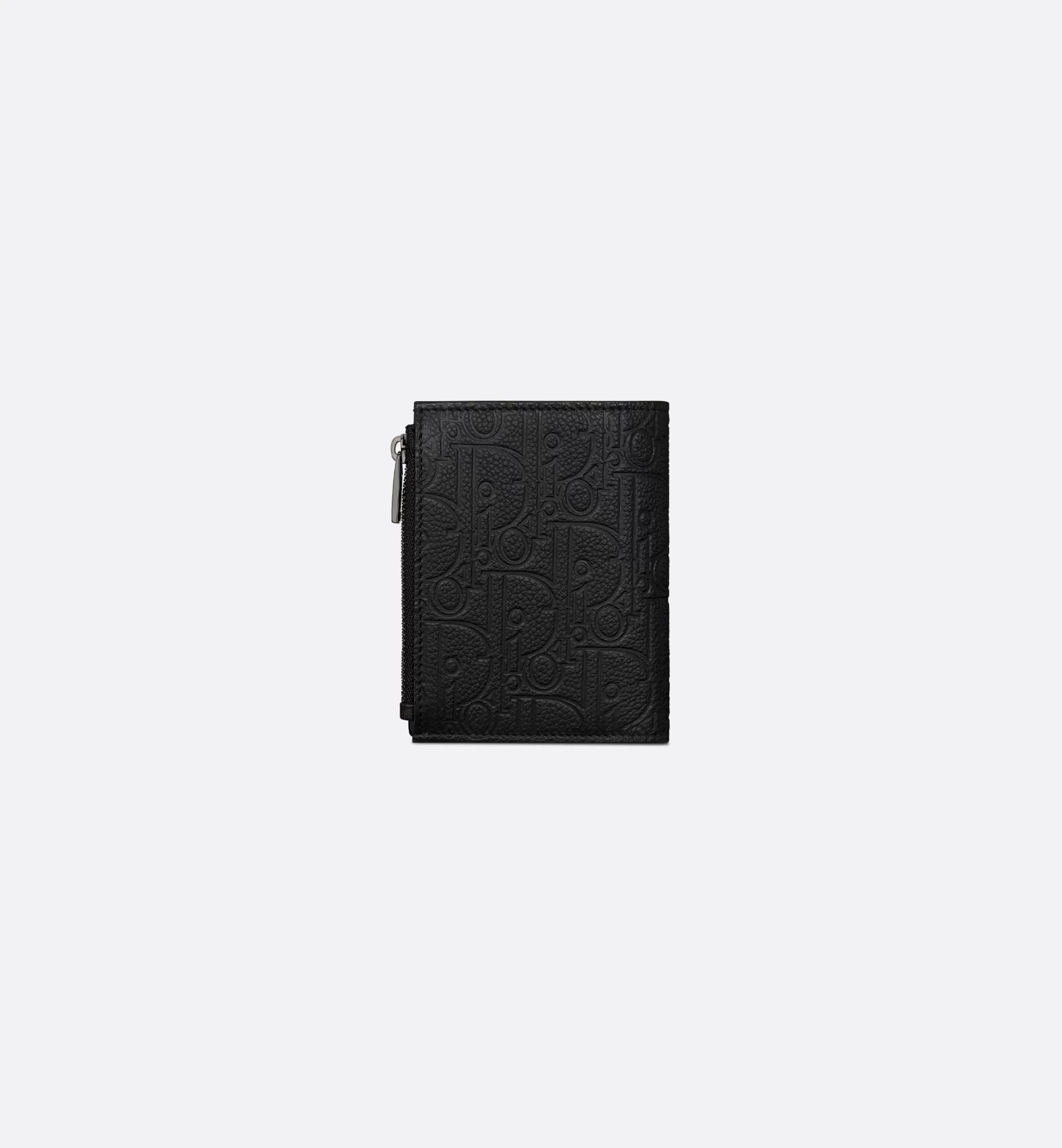  Ví Dior Vertical Compact Card Holder 'Black' 