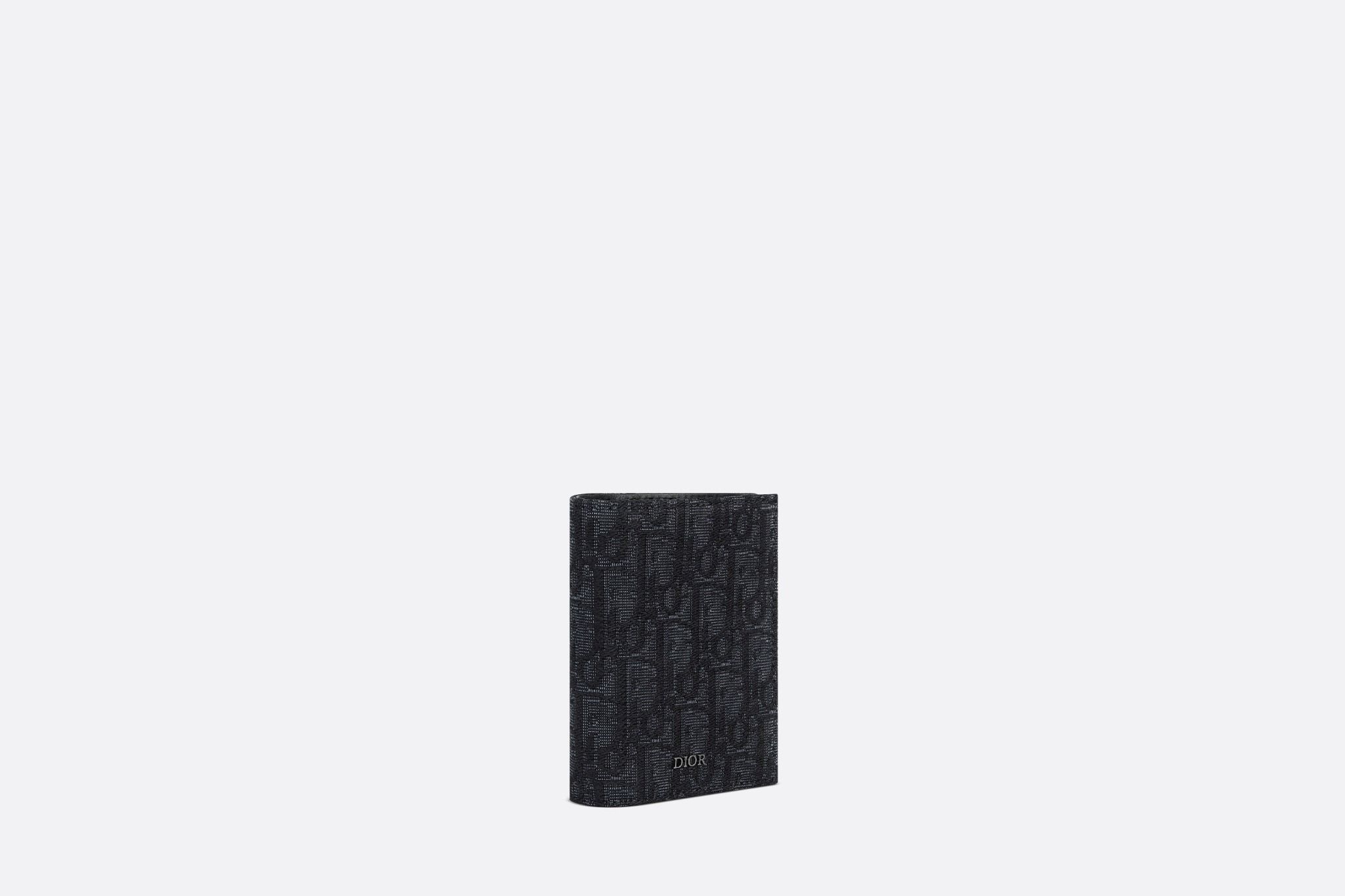  Ví Dior Vertical Compact Card Holder 'Black' 