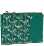  Ví Goyard Bourbon Zipped Card Holder 'Green' 