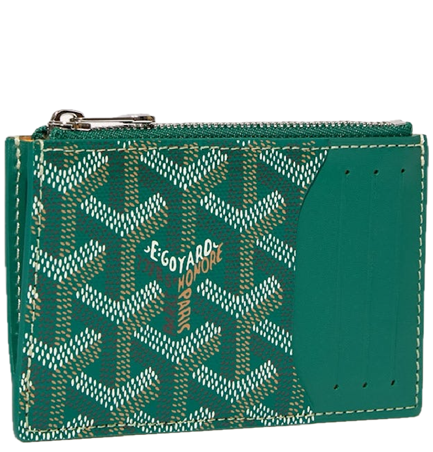  Ví Goyard Bourbon Zipped Card Holder 'Green' 