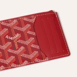  Ví Goyard Bourbon Zipped Card Holder 'Red' 