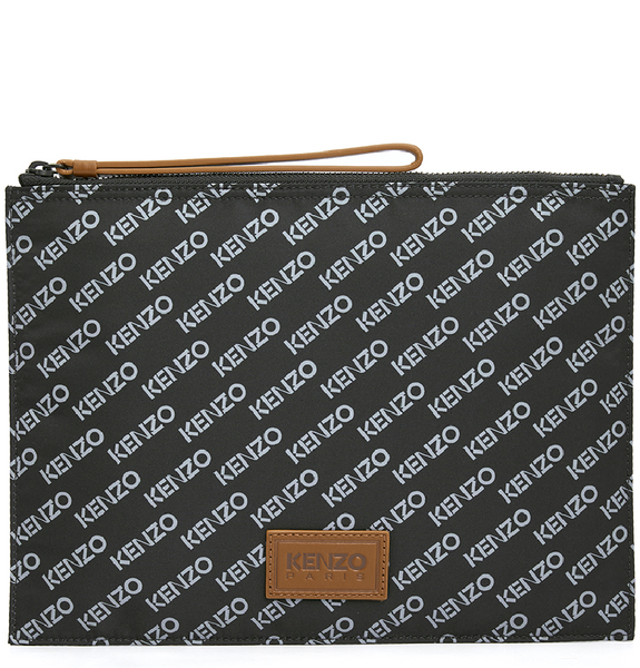  Ví Nam Kenzo Logo Large Shared Clutch 'Black' 