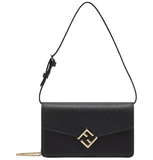  Ví Nữ Fendi FF Diamonds Wallet On Chain 'Black' 