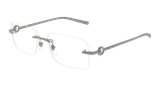  Kính Gucci Eyeglasses 'Silver' 