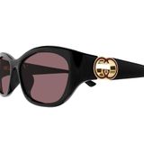  Kính Gucci Sunglasses 'Black' 