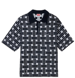  Áo Kenzo Weave Polo 'Black' 
