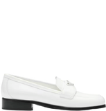  Giày Prada Nữ Patent Leather Loafers 'White' 