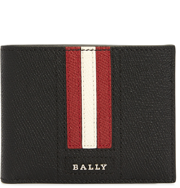  Ví Nam Bally Wallet 'Black Red' 