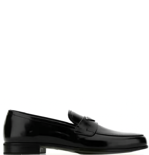  Giày Nam Prada Brushed Leather Loafers 'Black' 