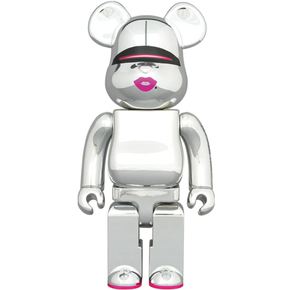  Mô Hình Bearbrick Sorayama 2G Silver Ver 2G 