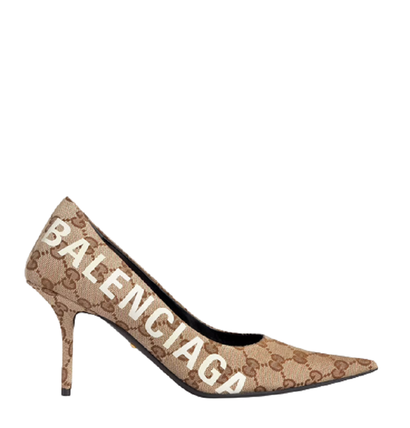  Giày Nữ Gucci The Hacker Project Square Knife Pump 'Beige' 