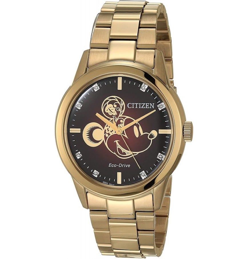  Đồng Hồ CITIZEN Disney Year of the Mouse Diamond Red Dial Unisex Watch 