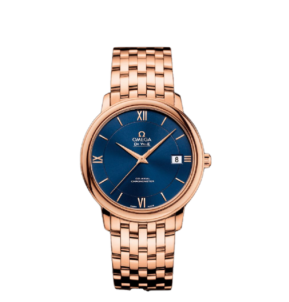  Đồng Hồ Omega De Ville Prestige Automatic 'Blue' 