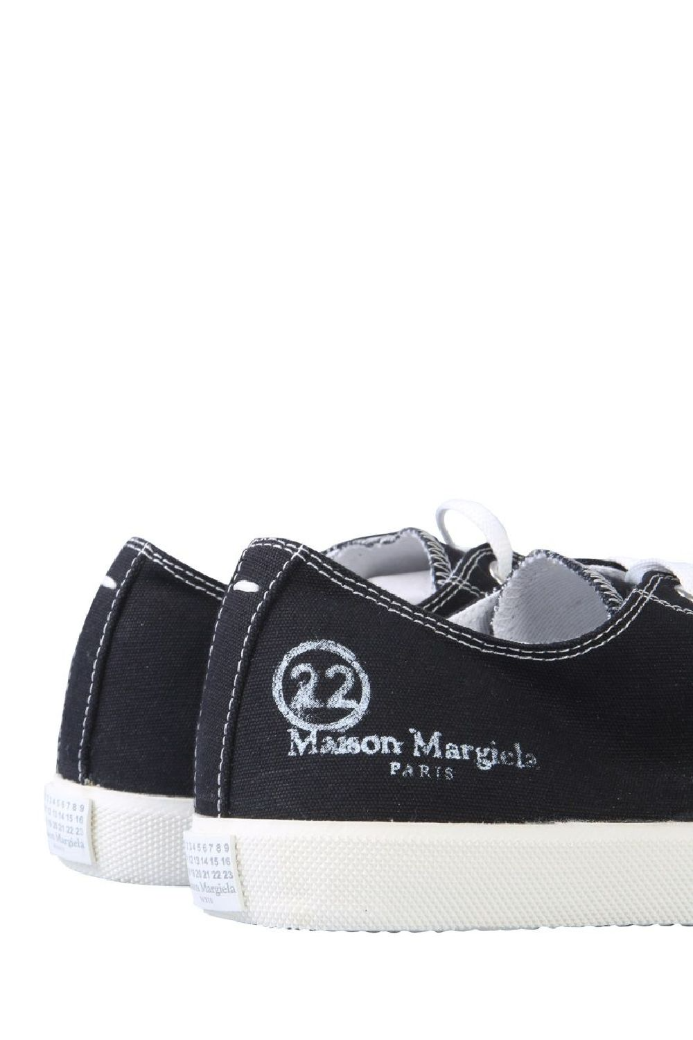 Giày Nam Maison Margiela Tabi Paint Drop Sneakers 'Black' S37WS0495P23