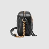  Túi Gucci GG Marmont Matelassé Shoulder Bag Black Leather 