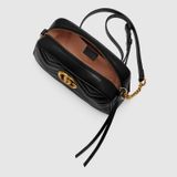  Túi Gucci GG Marmont Matelassé Shoulder Bag Black Leather 