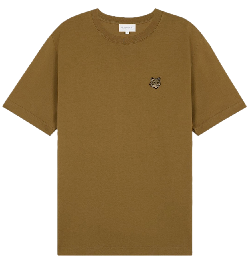  Áo Maison Kitsune Bold Fox Head Patch 'Khaki' 
