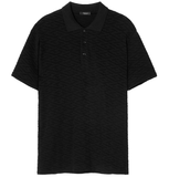  Áo Nam Versace La Greca Polo Shirt 'Black' 