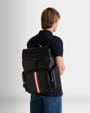  Balo Bally Mythos Backpack In Recycled Leather 'Black' 