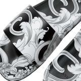  Dép Nam Versace Baroque Printed 'Silver' 