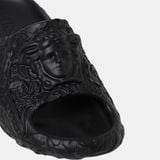  Dép Nam Versace Dimension Medusa 'Black' 