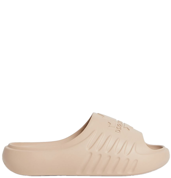  Dép Nữ Dsquared2 Canadian Leaf Slides 'Sand' 
