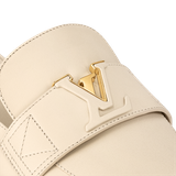  Dép Nữ Louis Vuitton LV Capri Open Back Loafers 'Cream' 