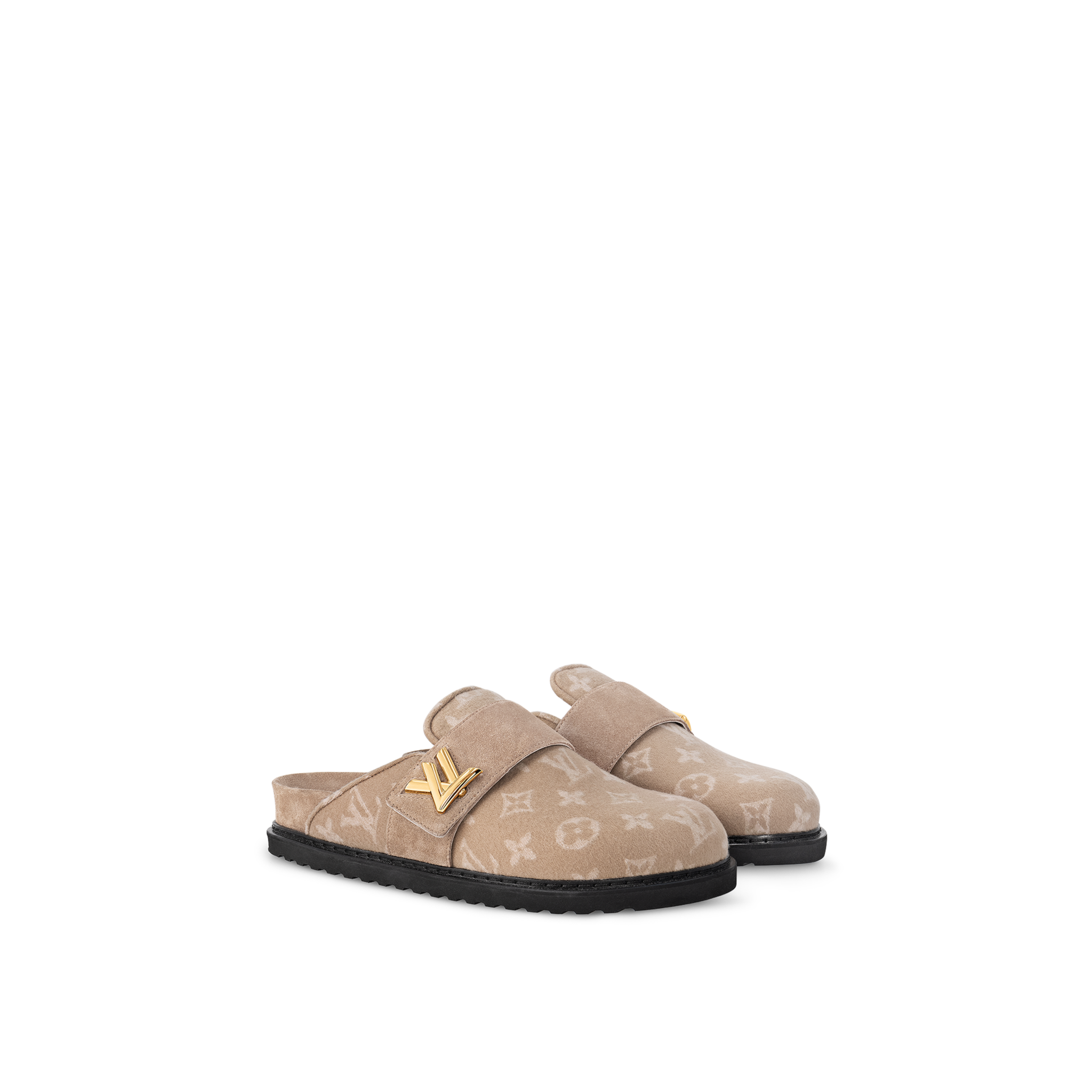 Dép Nữ Louis Vuitton LV Cosy Flat Comfort Clogs 'Beige' 1AC9MU