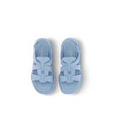  Dép Nữ Louis Vuitton Maya Platform Sandals 'Light Blue' 