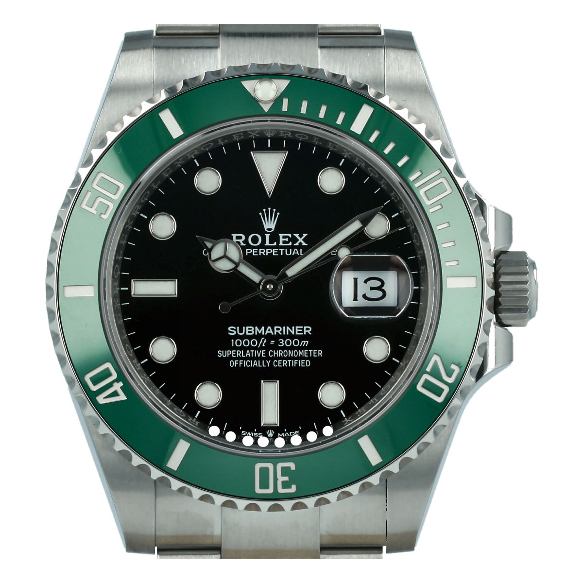  Đồng Hồ Nam Rolex Submariner Datejust Starbucks 'Green' 