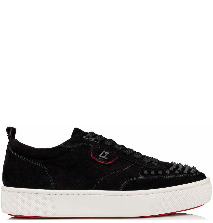  Giày Nam Christian Louboutin Happyrui Spikes 'Black' 