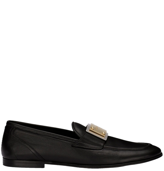  Giày Nam Dolce & Gabbana Calfskin Loafers 'Black' 