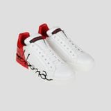  Giày Nam Dolce & Gabbana Portofino 'White Red' 