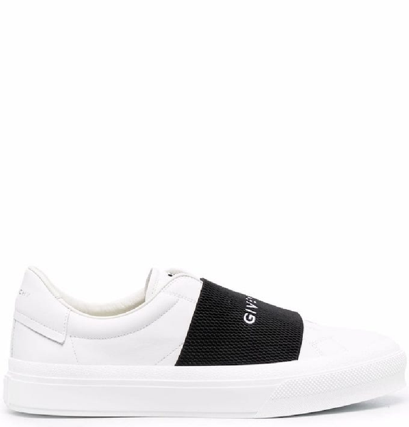  Giày Nam Givenchy Webbing Leather 'Black White' 